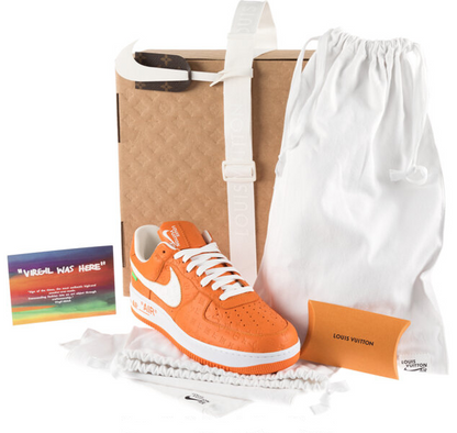 Louis Vuitton x Nike Air Force 1 Low 'By Virgil Abloh Orange'